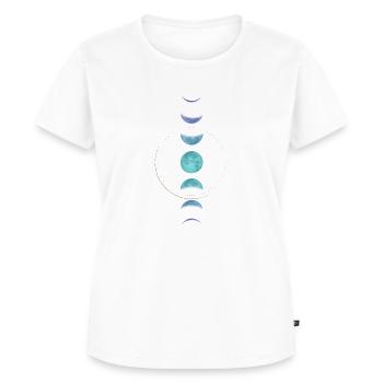 Mondphasen-Totem-Tarot - Frauen Premium Bio T-Shirt - Weiß - Vorne - AI Model Female 172 dark (172cm)
