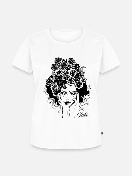 GEISHA - Frauen Premium Bio T-Shirt - Weiß