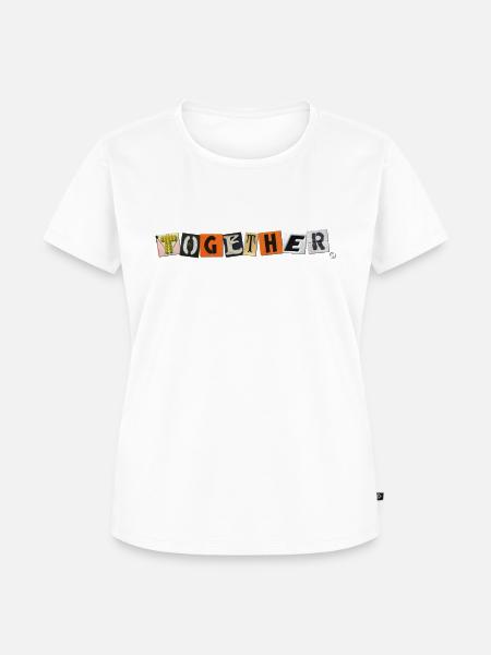 Zusammen - Frauen Premium Bio T-Shirt - Weiß