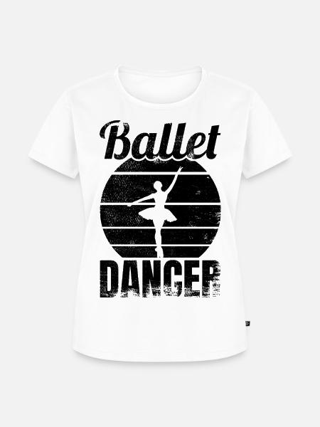 Ballett Tänzerin - Frauen Premium Bio T-Shirt - Weiß