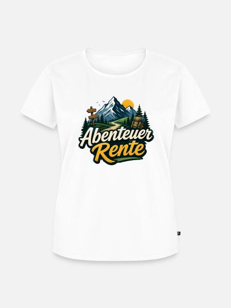 Abenteuer Rente - Frauen Premium Bio T-Shirt - Weiß
