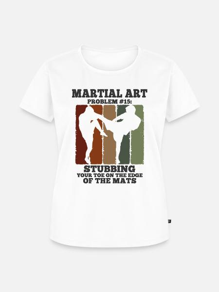 Mixed Martial Arts MMA - Frauen Premium Bio T-Shirt - Weiß