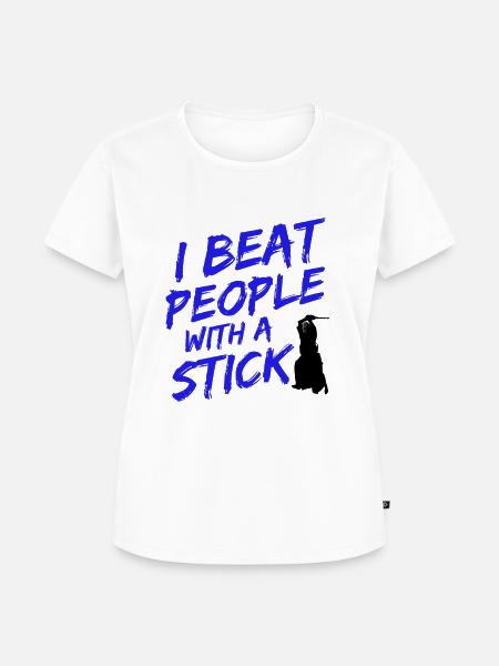 Japanischer Schwertkampf Kendo - Frauen Premium Bio T-Shirt - Weiß