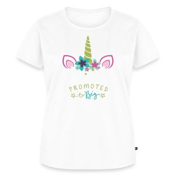 Fremmet til Big Sister Unicorn Mode - Premium økologisk T-shirt til kvinder - hvid - Foran - AI Model Female 172 dark (172cm)