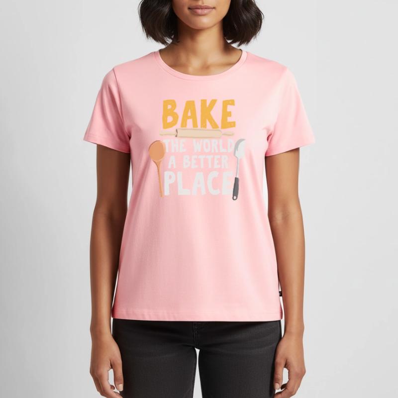 Backen als Leidenschaft Bäckerin oder Hobbybäcker Frauen Premium Bio T-Shirt