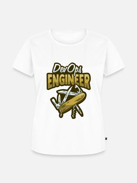 Sys-Admin Entwickler Devops-Ingenieur - Frauen Premium Bio T-Shirt - Weiß