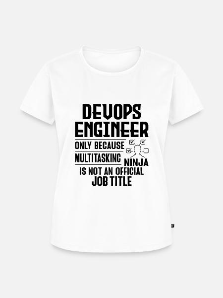 Sys-Admin Entwickler Devops-Ingenieur - Frauen Premium Bio T-Shirt - Weiß