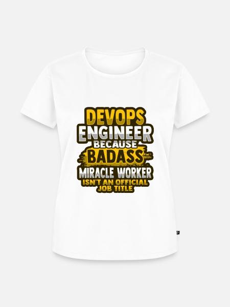 Devops Sys-Admin Entwickler - Frauen Premium Bio T-Shirt - Weiß