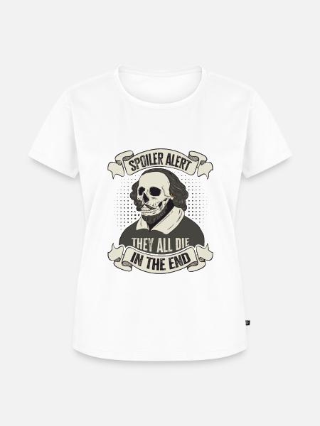 William Shakespeare - Frauen Premium Bio T-Shirt - Weiß