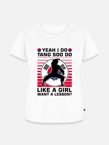 Tang Soo Do Geschenk - Frauen Premium Bio T-Shirt - Weiß