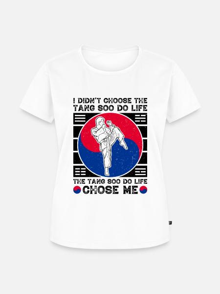 Tang Soo Do Geschenk - Frauen Premium Bio T-Shirt - Weiß