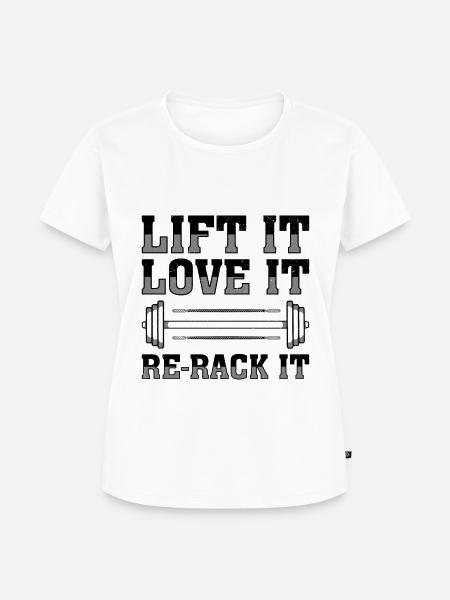 Gym Etiquette und Hygiene Leitfaden - Frauen Premium Bio T-Shirt - Weiß