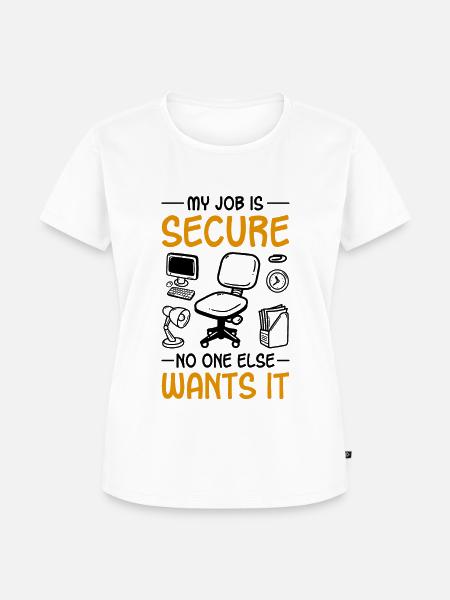 Büro Humor - Frauen Premium Bio T-Shirt - Weiß
