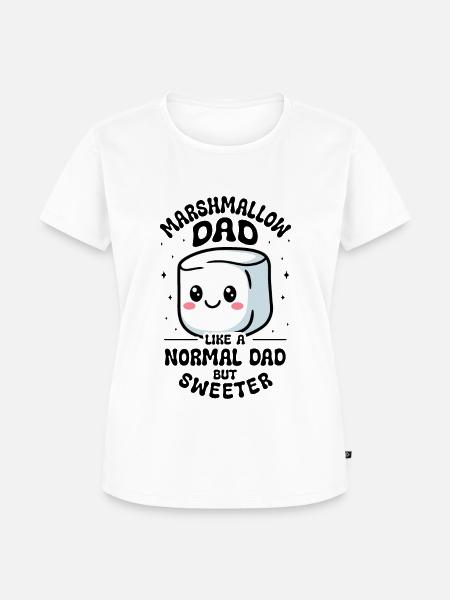 Marshmallow - Frauen Premium Bio T-Shirt - Weiß