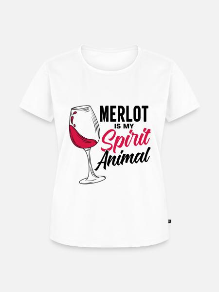 Wein Rotwein - Frauen Premium Bio T-Shirt - Weiß