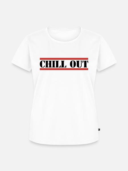 chill out - Frauen Premium Bio T-Shirt - Weiß