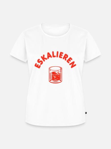Eskalieren Drinks Party - Frauen Premium Bio T-Shirt - Weiß
