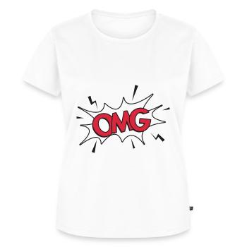 Oh my god - Women's Premium Organic T-shirt - white - Front - AI Model Female 172 dark (172cm)