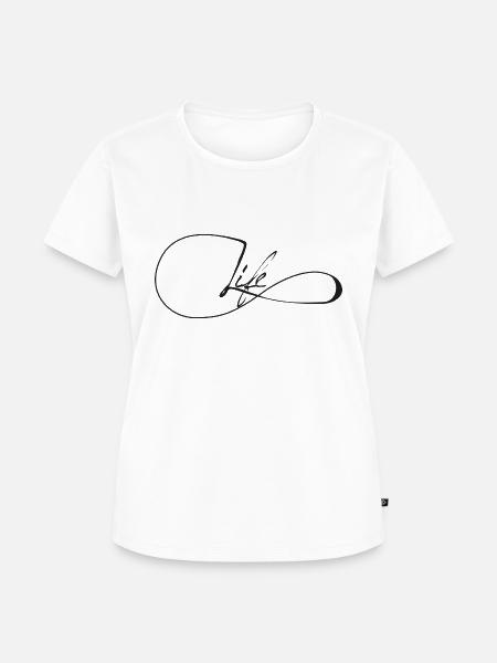 Infinity Life - Frauen Premium Bio T-Shirt - Weiß