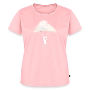 skydiving gift skydive - T-shirt Premium bio Femme - rose - Devant - AI Model Female 172 dark (172cm)