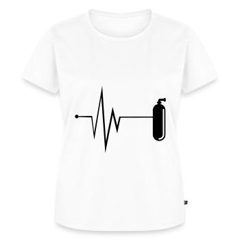 Oxygen Diving Pulse - Women's Premium Organic T-shirt - white - Front - AI Model Female 172 dark (172cm)