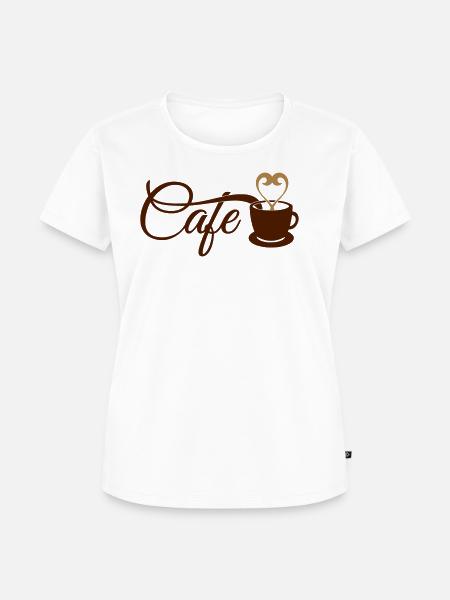 Kaffee - Frauen Premium Bio T-Shirt - Weiß