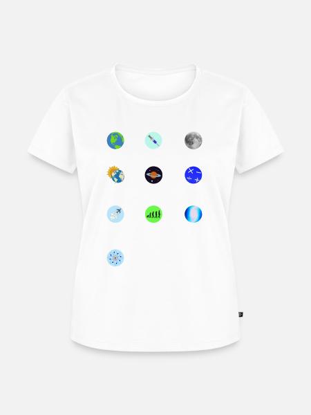 STAND UP FOR SCIENCE - Frauen Premium Bio T-Shirt - Weiß