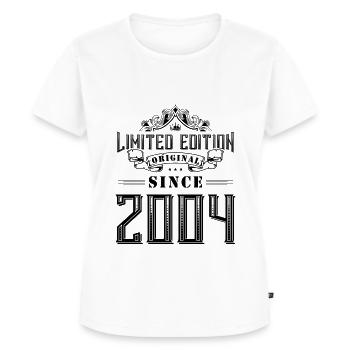 2004 limited edition - Frauen Premium Bio T-Shirt - Weiß - Vorne - AI Model Female 172 dark (172cm)