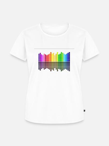 equalizer - Frauen Premium Bio T-Shirt - Weiß