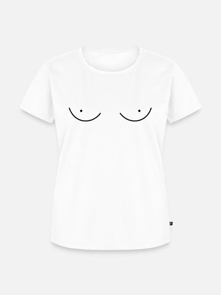Titty - Frauen Premium Bio T-Shirt - Weiß