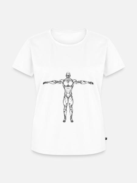 Anatomie - Frauen Premium Bio T-Shirt - Weiß