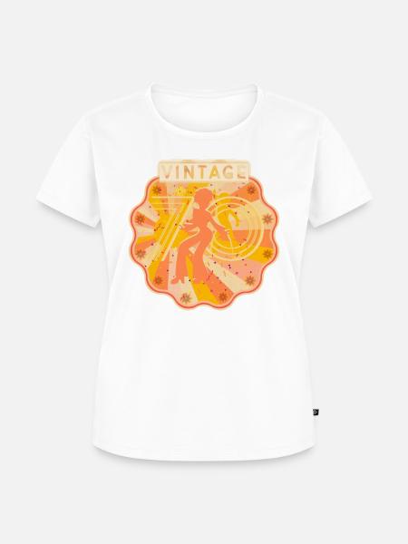 JAHRGANG 70 S - Frauen Premium Bio T-Shirt - Weiß