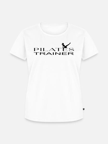 Pilates trainer - Frauen Premium Bio T-Shirt - Weiß