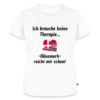Dänemark - Frauen Premium Bio T-Shirt - Weiß - Vorne - AI Model Female 172 dark (172cm)