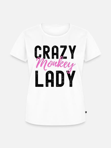 Affe - Frauen Premium Bio T-Shirt - Weiß