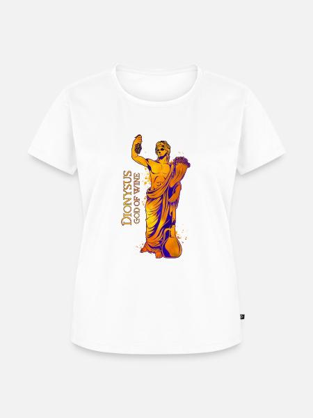 Gott des Weins - Dionysos - Frauen Premium Bio T-Shirt - Weiß