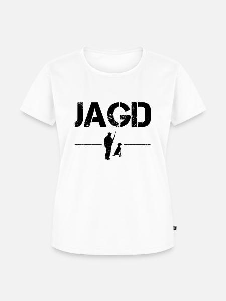 Jagen - Frauen Premium Bio T-Shirt - Weiß