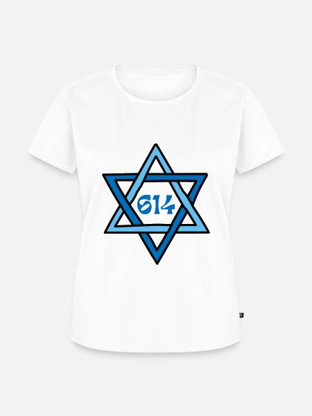 614 Gebot des Judentums - Frauen Premium Bio T-Shirt - Weiß