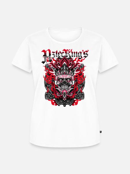 Aztec Kings - Frauen Premium Bio T-Shirt - Weiß