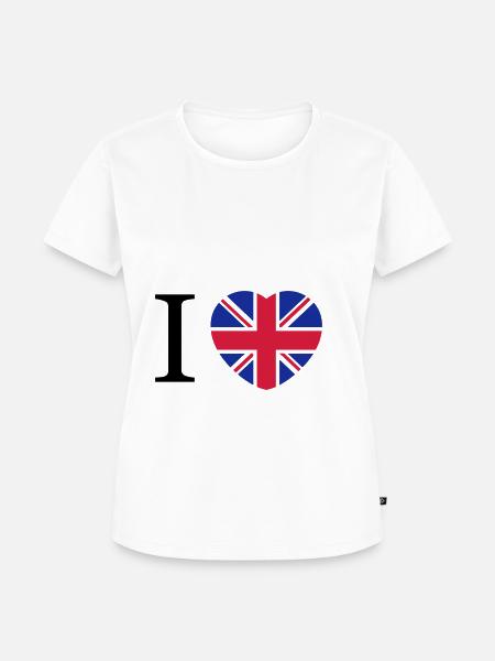 Großbritannien - Frauen Premium Bio T-Shirt - Weiß