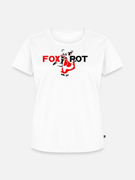 Foxtrott tanzen - Frauen Premium Bio T-Shirt - Weiß