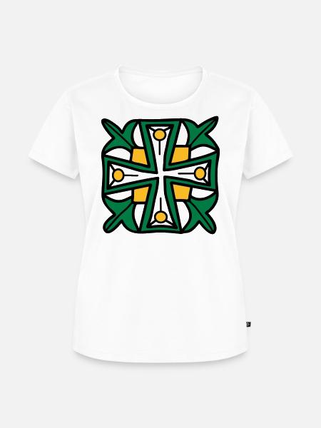 Keltisches Kreuz - Frauen Premium Bio T-Shirt -