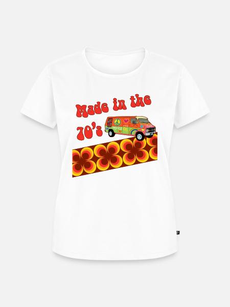 made in the 70s - Frauen Premium Bio T-Shirt - Weiß