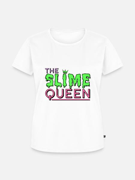 Schleim - Frauen Premium Bio T-Shirt - Weiß