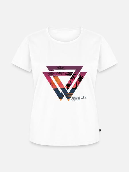 Strand - Frauen Premium Bio T-Shirt - Weiß