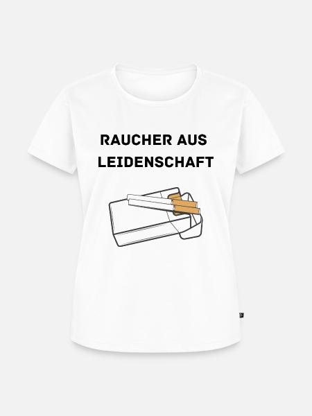 Raucher aus Leidenschaft - Frauen Premium Bio T-Shirt - Weiß