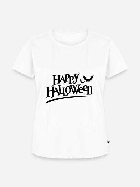 Happy Halloween - Frauen Premium Bio T-Shirt - Weiß