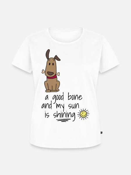 Hund - Frauen Premium Bio T-Shirt - Weiß