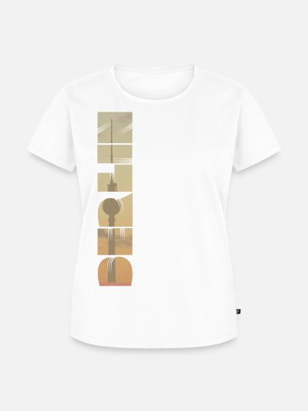 Berlin Turm - Frauen Premium Bio T-Shirt - Weiß