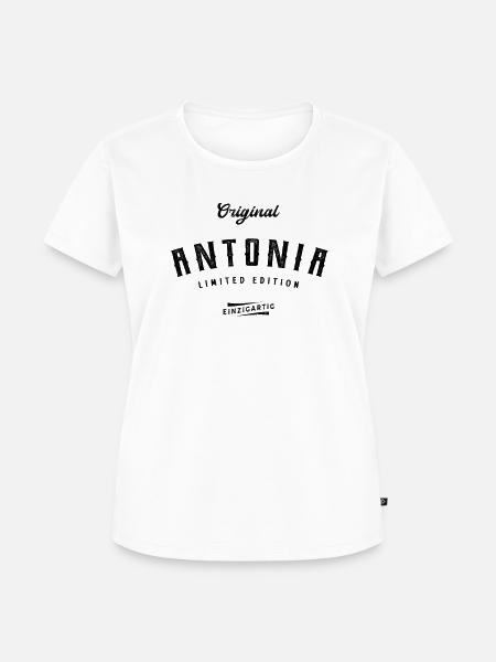 Antonia Limited Edition - Frauen Premium Bio T-Shirt - Weiß